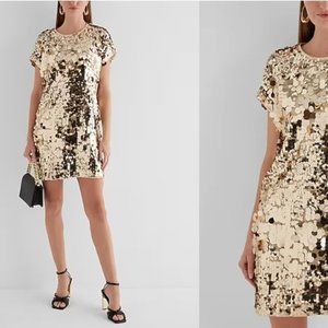 NWT Express Gold Sequin Dress